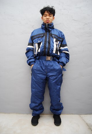 CRAZY PUFFER SKI SUIT/JUMPSUIT (1990'S)