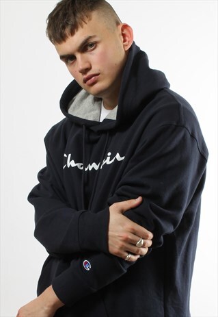 VINTAGE CHAMPION SPELL OUT HOODIE