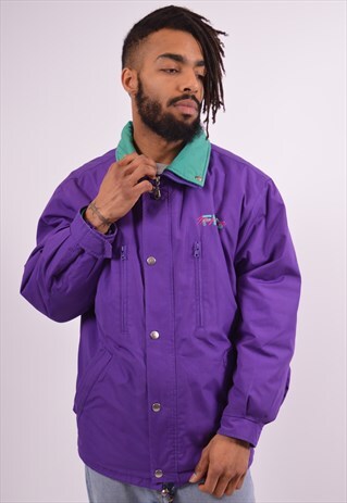 FILA MENS VINTAGE JACKET MEDIUM PURPLE 90S