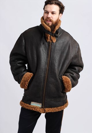 VINTAGE SHEARLING SHEEPSKIN COAT