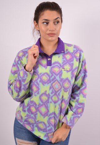 VINTAGE FILA FLEECE JUMPER MULTI