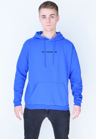 BLUE DON'T BOTHER ME HOODIE