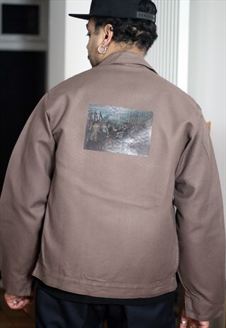 REWORKED FRENCH MILITARY JACKET VELAZQUEZ PRINT