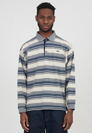 VINTAGE 90'S LONG SLEEVED VALENTINO LOGO POLO SHIRT