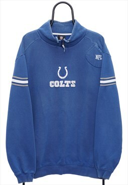 Vintage NFL Indianapolis Colts Blue Sweatshirt Womens