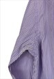 VINTAGE RALPH LAUREN STRIPPED SHIRT IN PURPLE M