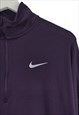 VINTAGE NIKE WINDBREAKER SWEATSHIRT IN PURPLE S