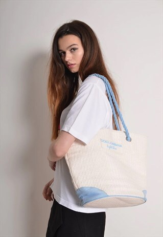 VINTAGE DOLCE & GABBANA BG WHITE