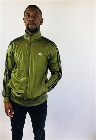 ADIDAS CLASSIC 3 STRIPE EMBROIDERED TRACK JACKET