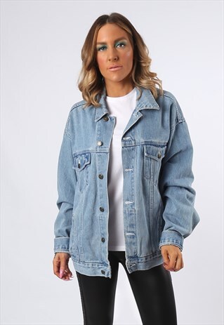 DENIM JACKET PALLO OVERSIZED FITTED UK 20 - 22 (4CS)