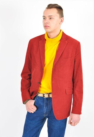 VINTAGE 90'S CORDUROY BLAZER JACKET