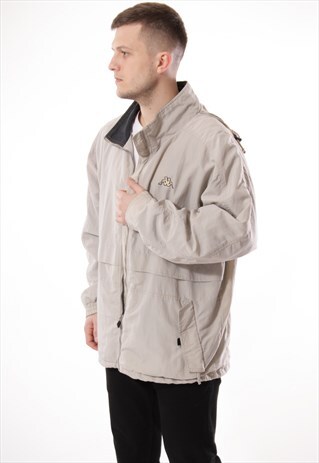 VINTAGE VTG RARE KAPPA SHELL JACKET LOGO OVERSIZED 12973