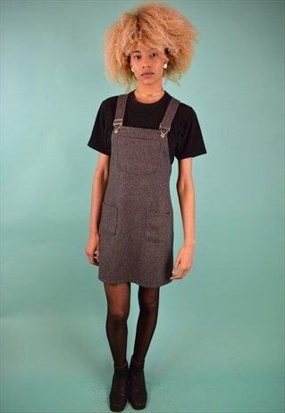 VINTAGE 90'S DUNGAREE DRESS