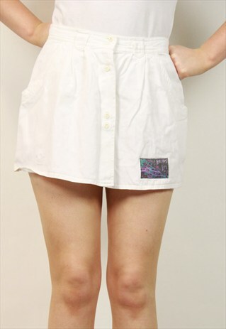 VINTAGE ADIDAS WHITE TENNIS SKIRT