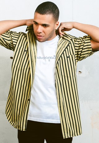VINTAGE STRIPE PATTERN SHIRT