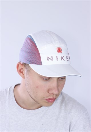 90S VINTAGE MENS NIKE SHOX NYLON 5-PANEL LOGO CAP