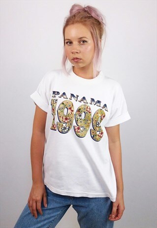 GALLO VINTAGE PUFF PRINT 'PANAMA' T-SHIRT