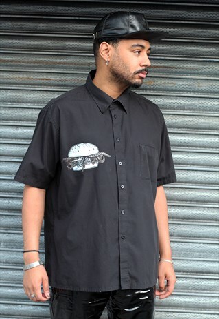 REWORKED CUSTOMISED YVES SAINT LAURENT OCCULT SHIRT