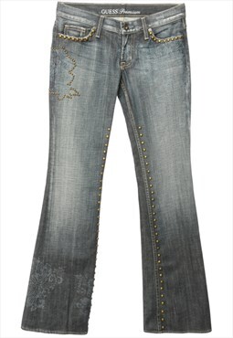 Faded Wash Guess Y2K Flared Jeans - W30