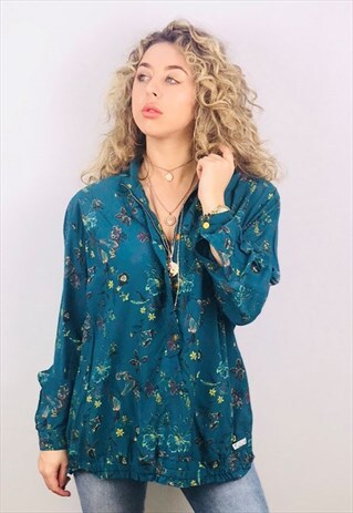 VINTAGE OVERSIZED PATTERN SHIRT