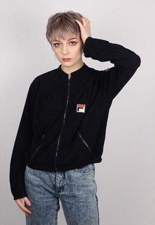 VINTAGE FILA VELOUR BOMBER JACKET ASM2097