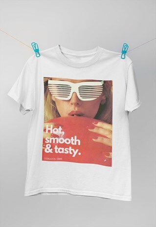 HOT SMOOTH TASTY BALLON JAMAICA WOMEN THE FUTURE RETRO SHIRT