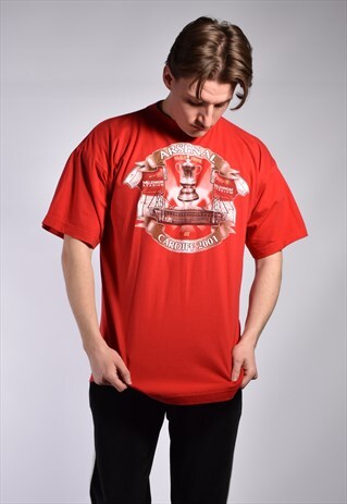 VINTAGE 2001 ARSENAL FOOTBALL T-SHIRT