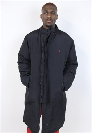 VINTAGE 90S RALPH LAUREN LONG PADDED JACKET