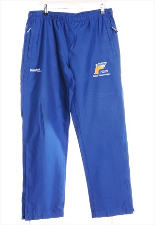 VINTAGE REEBOK BLUE DRAWSTRING HOCKEY JOGGER