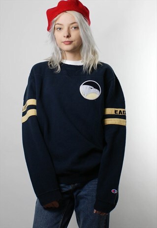 CHAMPION ROUND NECK COLLEGE SWEATSHIRT JUMPER