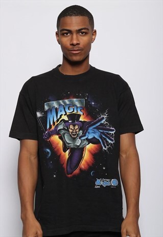 VINTAGE ORLANDO MAGIC GRAPHIC T-SHIRT BLACK