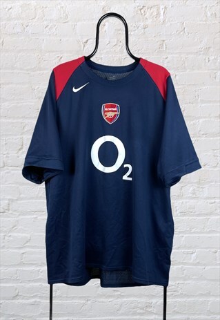 RARE VINTAGE ARSENAL NIKE TOTAL 90 TRAINING SHIRT XXL