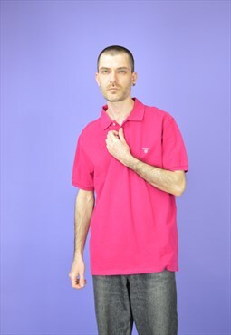 Vintage pink classic GANT polo shirt