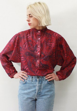 VINTAGE 70' AMAZING BEAUTIFUL CUTE COLORFUL SHIRT