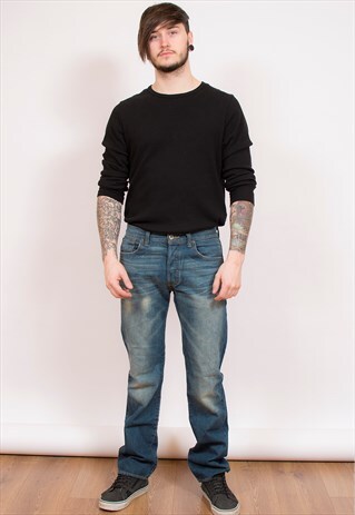 LEVI'S 501 FADED BLUE DENIM JEANS