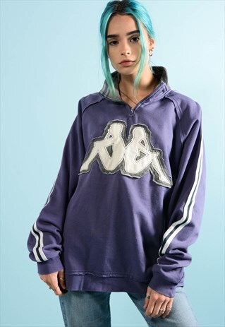 KAPPA 1/4 ZIP SWEATSHIRT