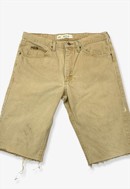 Vintage lee cut off denim shorts beige w34 BV14401