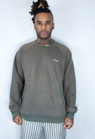 EMBROIDED ADIDAS SWEATSHIRT
