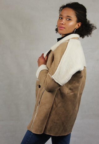 VINTAGE / SUEDE STYLE / JACKET