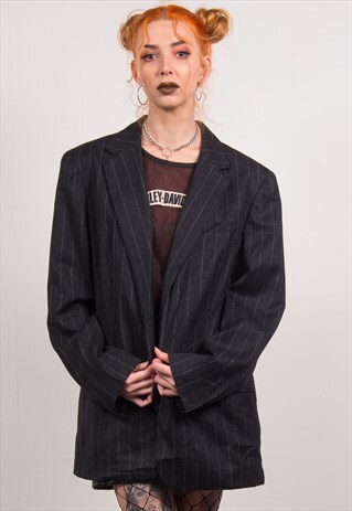 RALPH LAUREN Y2K PINSTRIPE BLAZER JACKET
