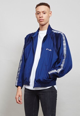 90'S NAVY BLUE CHAMPION TRACKSUIT JACKET