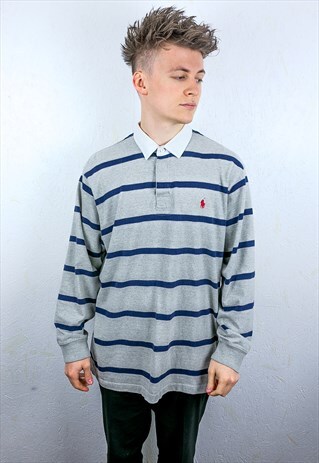 VINTAGE RALPH LAUREN RUGBY POLO SHIRT