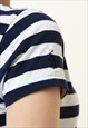 00S POLO RALPH LAUREN STRIPED MAXI COTTON DRESS 4733