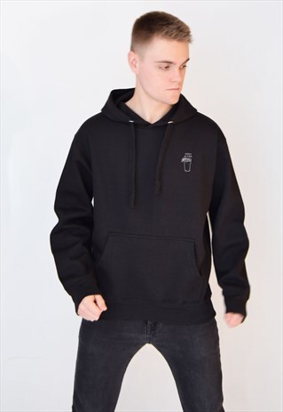BLACK FRESH AS F-CK HOODIE