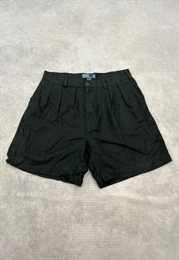 Vintage Polo Ralph Lauren Shorts Black Chino Shorts 