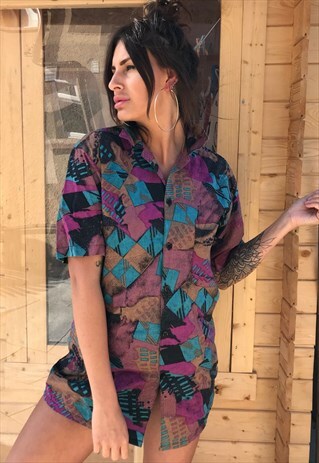 OVERSIZED RETRO 90S 80S VINTAGE UNISEX FESTIVAL SHIRT