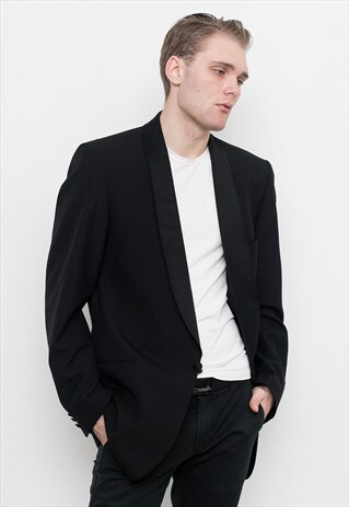 BLACK TUXEDO JACKET