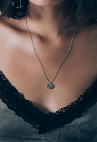 SOULSHINE SCRIPT SILVER NECKLACE