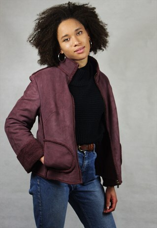 VINTAGE / SUEDE STYLE / JACKET