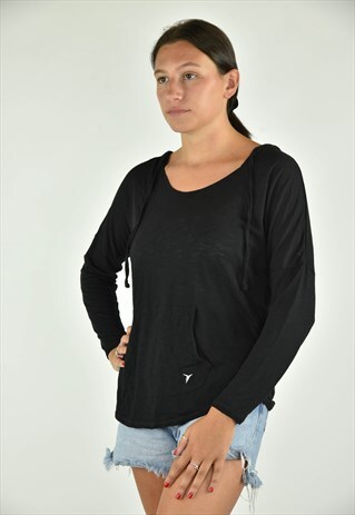 VINTAGE 90'S OLD NAVY BLACK SHIRT MEDIUM